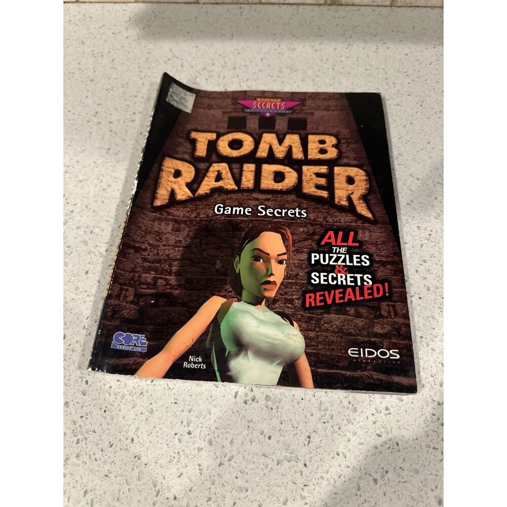 Vintage 1996 Tomb Raider Eidos Prima's Secrets‎ Of The Games Guide Book